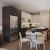 dining area open to kitchen and living room